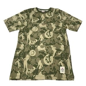 Ecko Unltd Mens Pin Up Girl Rhino Camo Classic T-Shirt Short Sleeve Size L